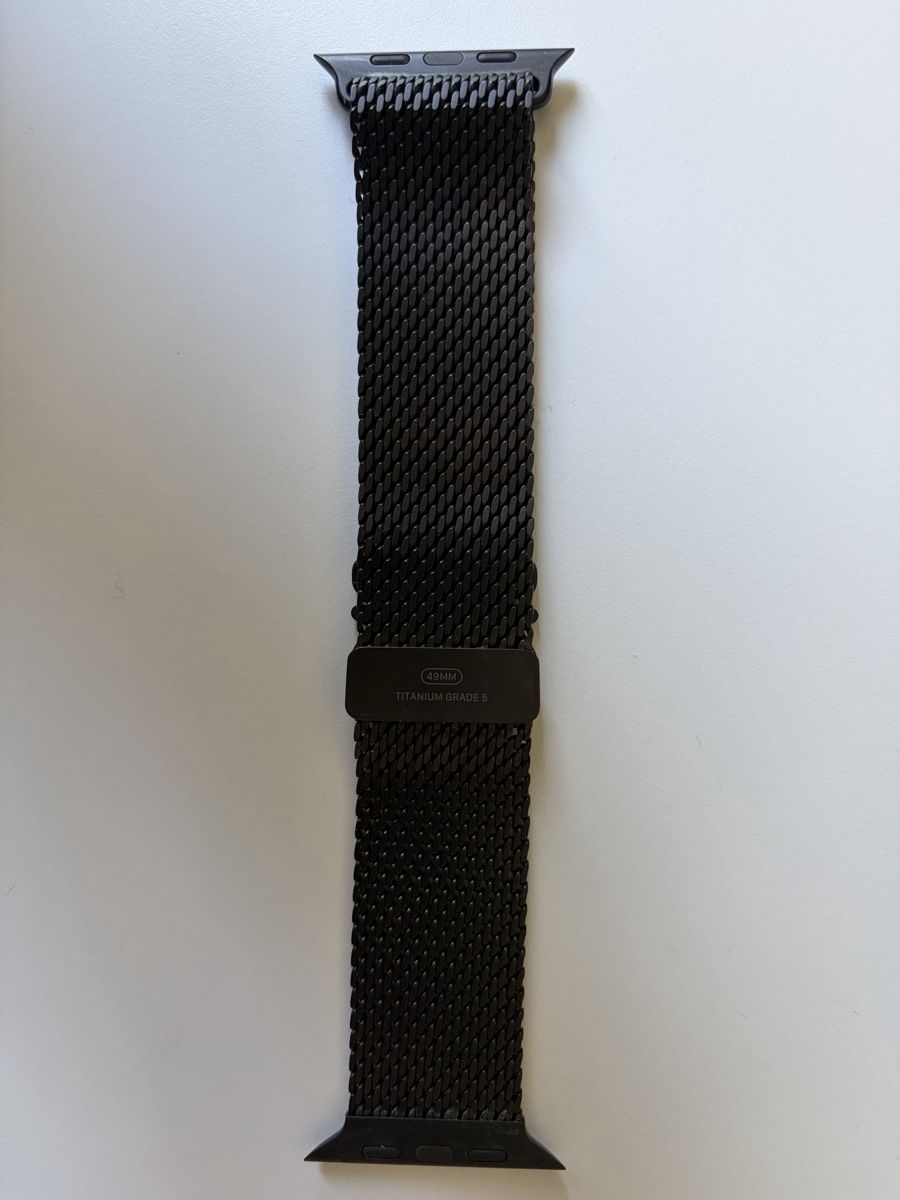 Apple Armbänder & -reifen: Apple Watch Titanium Milanese Loop - Black – Gebraucht aus Forch von Schmaegifaetz 3
