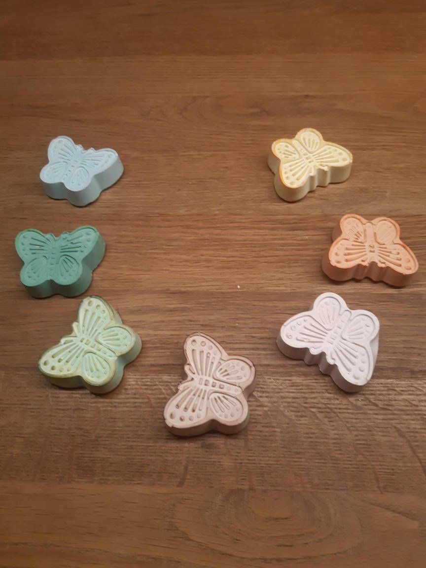 Bastelsets: Strassenmalkreide Schmetterling einzeln verpackt – Neu und originalverpackt aus Ersigen von KreideWerkstatt