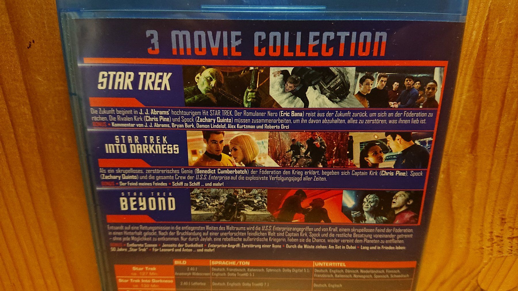 Tous les DVDs: STAR TREK Trilogy auf Blu-Ray – D'occasion à Wilderswil par Exebub 2