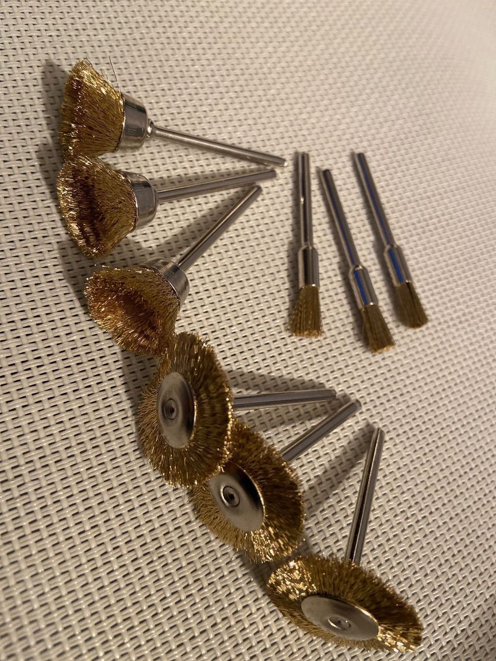 Alle Werkzeuge: Schleifblock GOLD Messing Bürsten 9 Pcs. NEU ! – Neu und originalverpackt aus Seon von Aaargauer01 1