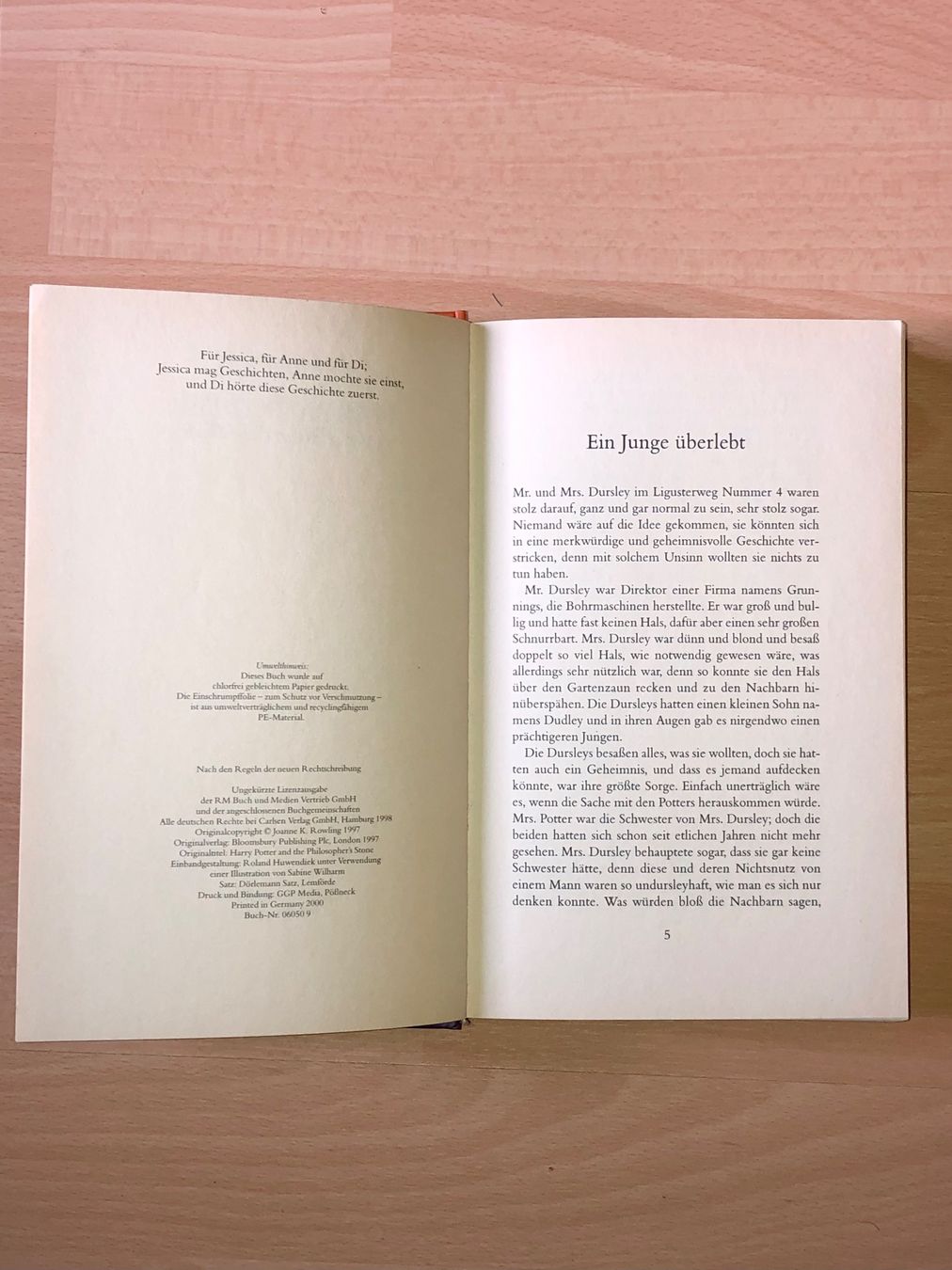 Libri: Harry Potter und der Stein der Weisen – Usato da Küblis venduto da AlpinePro_GR 2