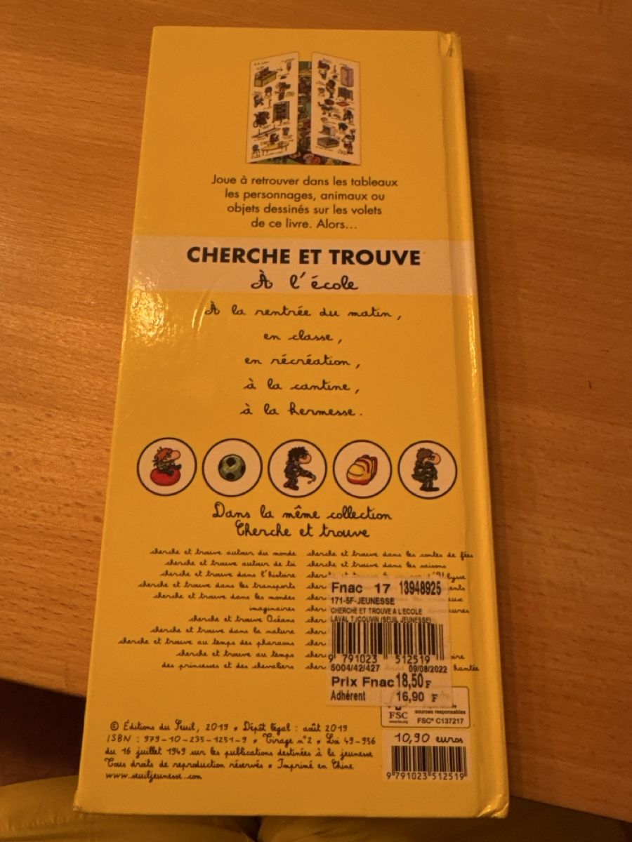 Livres: Such und finde Buch "a l'ecole" Wimmelbuch – D'occasion à Birmensdorf ZH par DinoC13 1