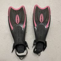 CRESSI Flossen mit Neoprenschuhen – Größe S/M (rosa/schwarz)