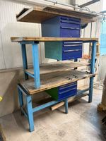 Grosse Werkbank / Arbeitstisch – 5,26 m lang – gebraucht