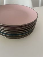 Pastel Plates small  Set of 8- Charming Spring Colors!