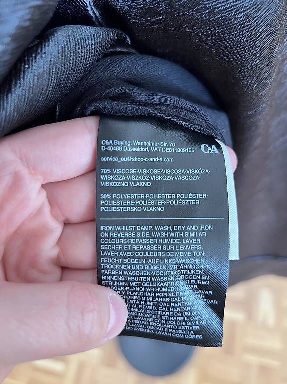 C&A Camicette: Neu C&A Bluse Viskose Gr.40 – Usato da Wallisellen venduto da Mimimi93 3