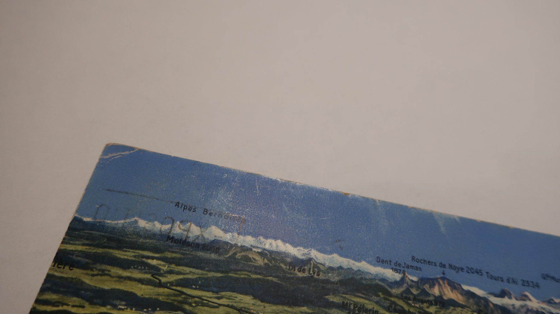 Ansichtskarten: Lac Léman Genève Panorama 1939 – Gebraucht aus Cormoret von Pascalll2001 3