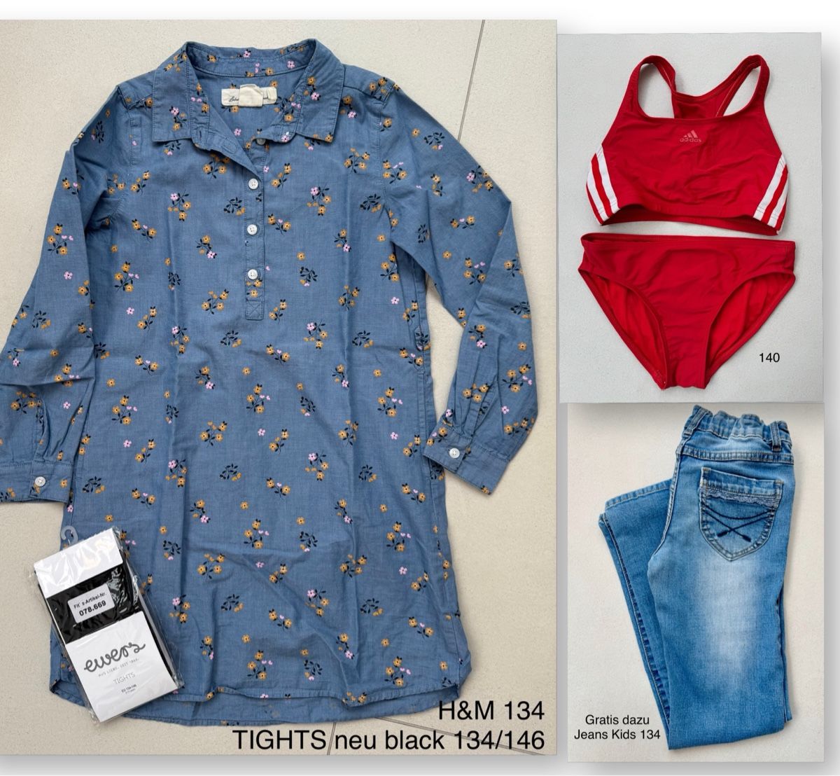 Lotti & Set di vestiti: Kleiderset Girl 134/140 – Usato da Rickenbach SO venduto da Lerg 5