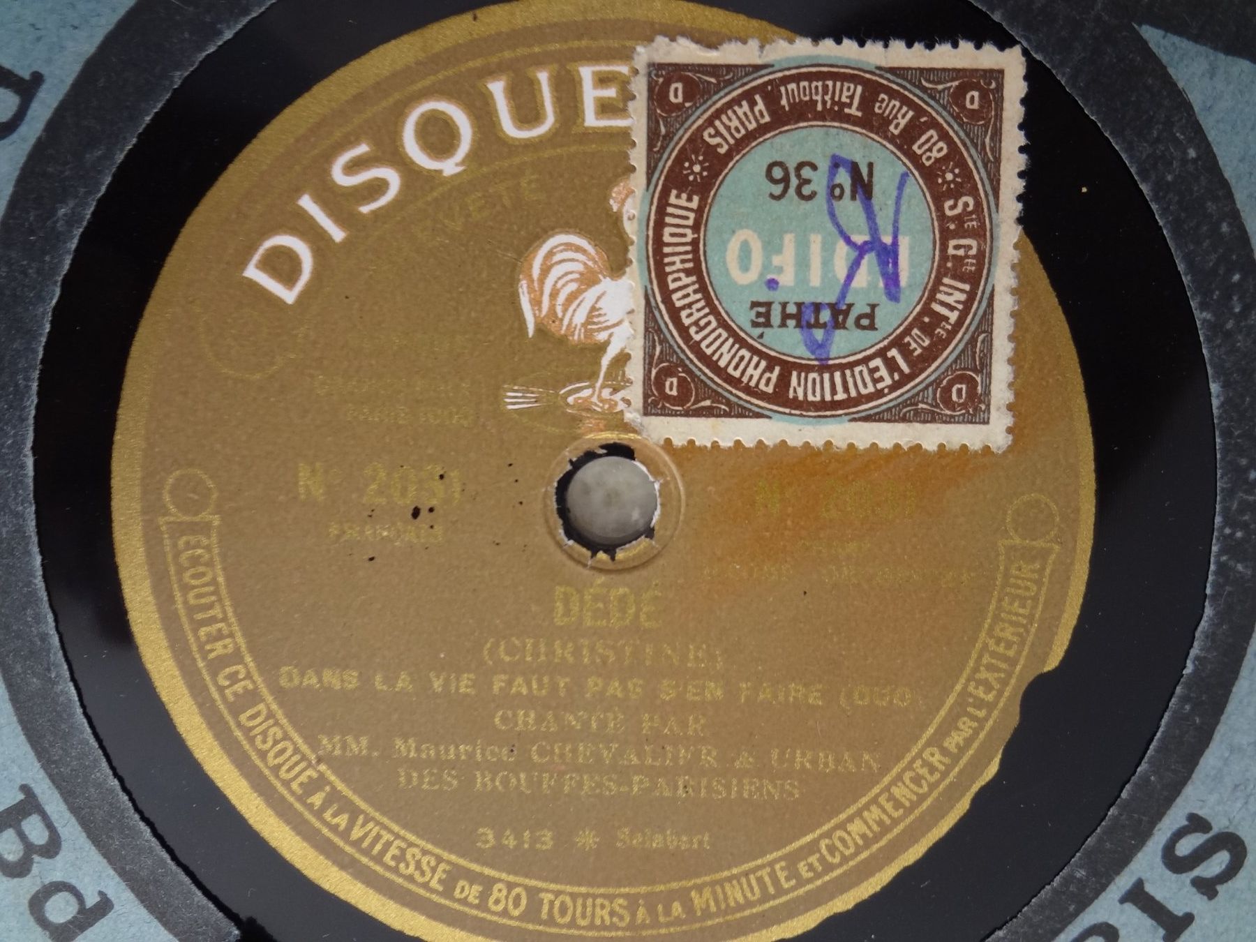 Dischi in vinile: 3 disques 78 tours saphir de Maurice Chevalier – Usato da Aigle venduto da Robflac55 3