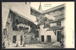 Chillon, la première cour à l'intérie