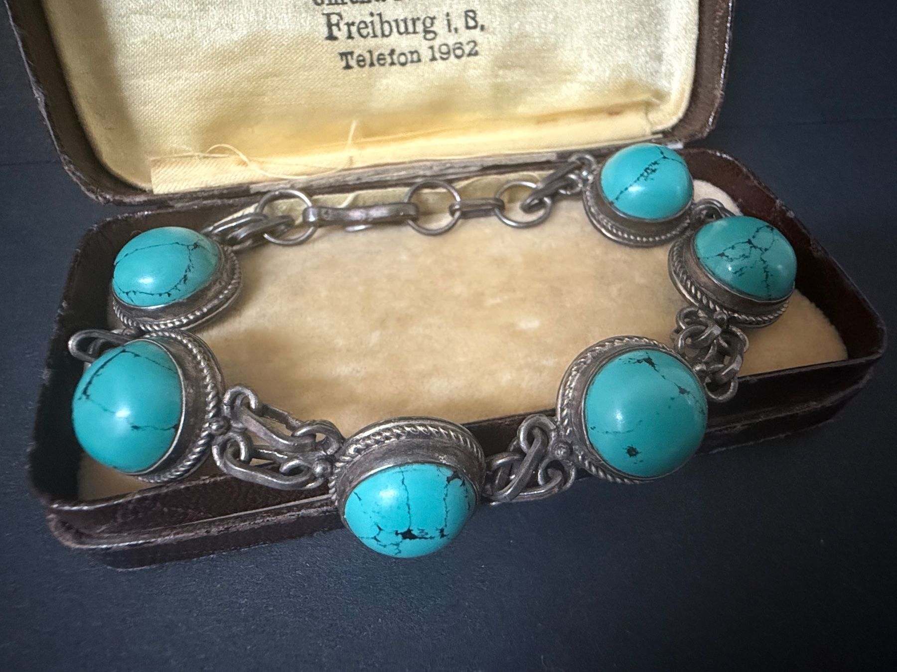 Bracciali & Braccialetti: Silber Armband mit Türkis 925 – Usato da Spiegel b. Bern venduto da Rogger72 1