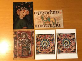 5x Postkarten Teppichmotive