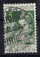 Pro Juventute 1913, Katalog-Nr. J1 sauber gestempelt