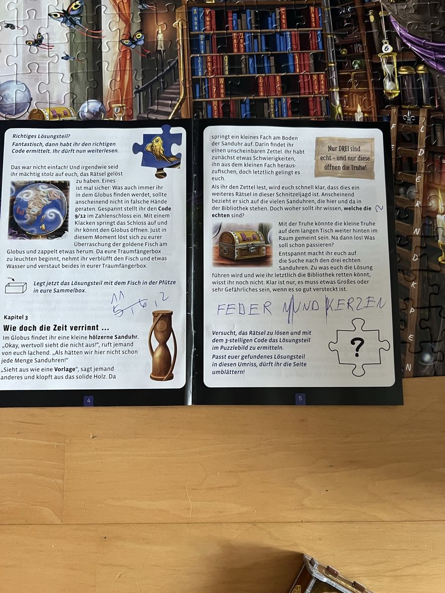 Puzzle: EXIT Puzzle: Die Bibliothek der Träume, 500 Teile. – Usato da Toffen venduto da Vanessa_Germann 2