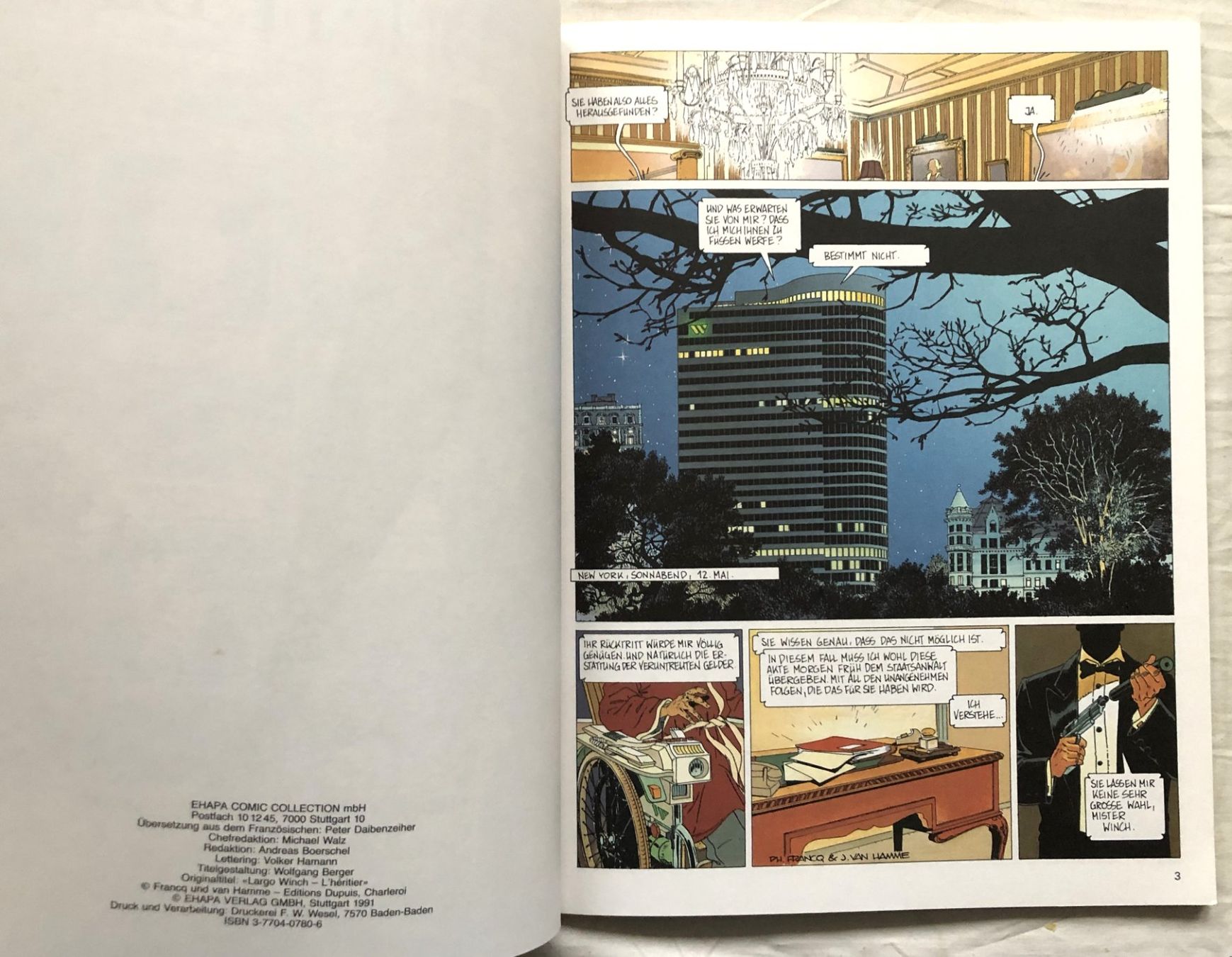 Comics: LARGO WINCH - Band 1 - Der Erbe – Gebraucht aus Schaffhausen von durruti 2