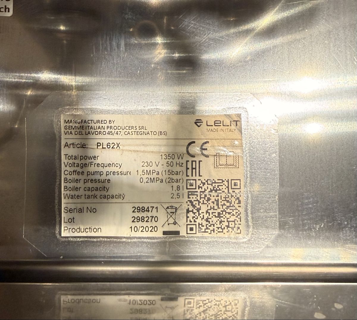 Lelit Kaffeemaschinen & Espressomaschinen: Lelit Mara PL62X inkl. Zubehör  – Gebraucht aus Winterthur von Lucky0815 4