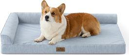 Kühlendes orthopädisches Hundebett XL – Blau