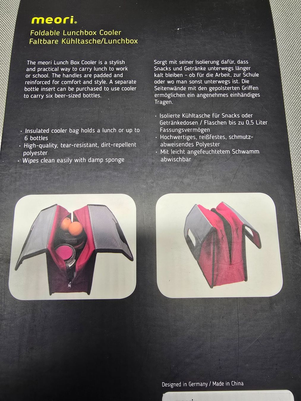 Frigoriferi & Refrigeratori: Meori faltbare Kühltasche / Lunchbox – Nuovo (secondo la descrizione) da Rebstein venduto da James-Dean 2
