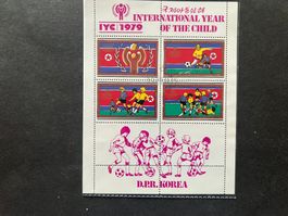 1979 Jahr des Kindes Korea Block Erstag (A235)