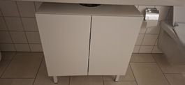 Unterschrank weiss 2 Türen Für Badezimmer,