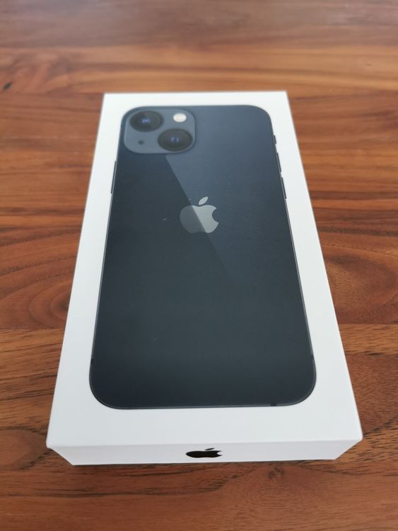 iPhone 13 mini 128GB Originalverpackt schwarz (Neu und originalverpackt ...