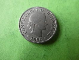 Schweiz 1880, 5 Rappen