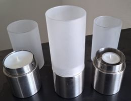 3 x Windlicht modern FARO von blomus