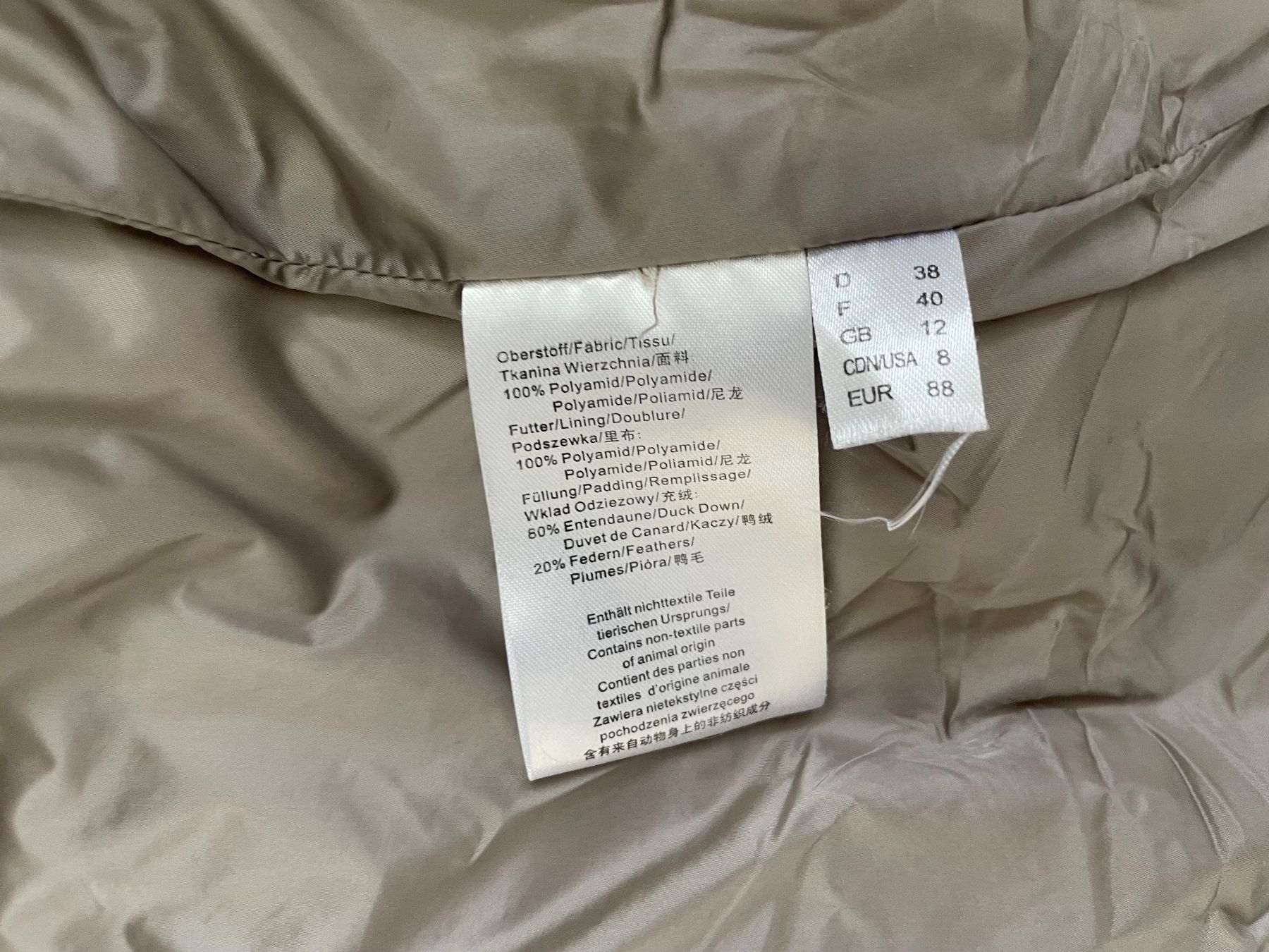 Gilet & Giacche senza maniche: Tuzzi Daunenweste - Grösse S Top! – Usato da Buchs SG venduto da VintageHomeCH 4