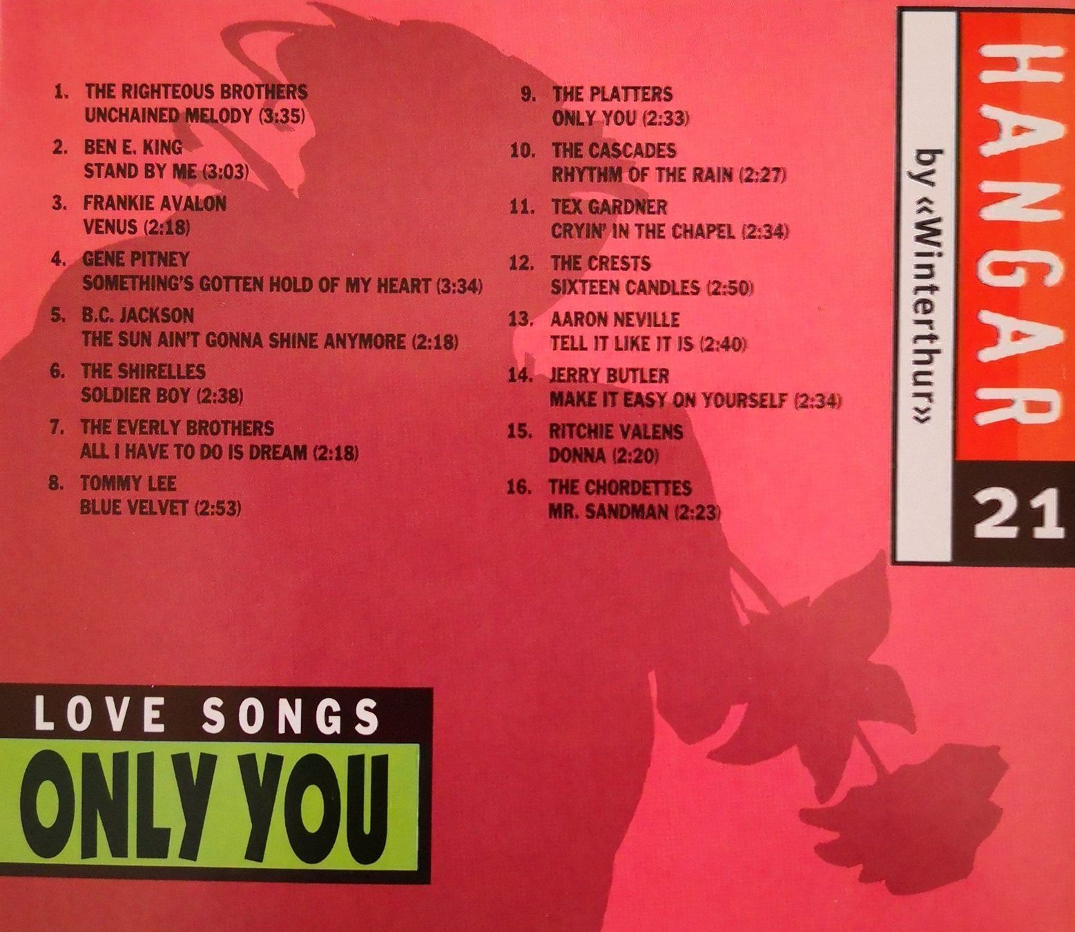 CD & DVD vergini: HANGAR 21 - LOVE SONGS ONLY YOU - CD – Usato da Greifensee venduto da scharmant 1