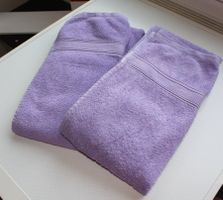 2er Set Lavendel Handtücher "Bath Fashion"  100 % Baumwolle