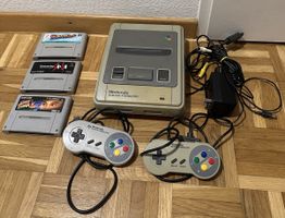 Super Famicom Konsole, 2 Controller, 3 Game