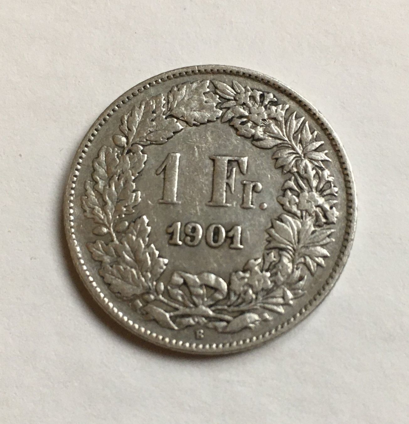 Tutti le monete: 1901 1 Franken ss+ Silber – Usato da Kirchberg SG venduto da Helveticus00