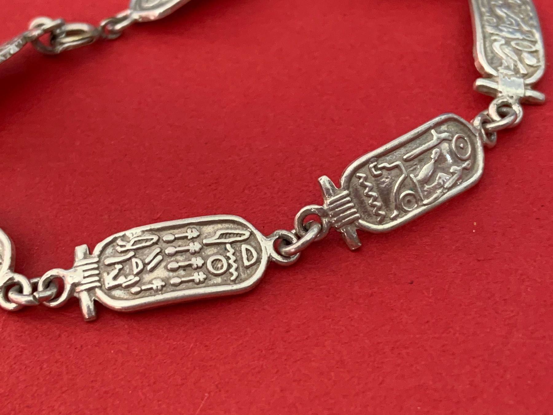Bracciali & Braccialetti: Armband ägyptisch Hieroglyphen 20 cm – Usato da Dittingen venduto da Bijoubelle 5