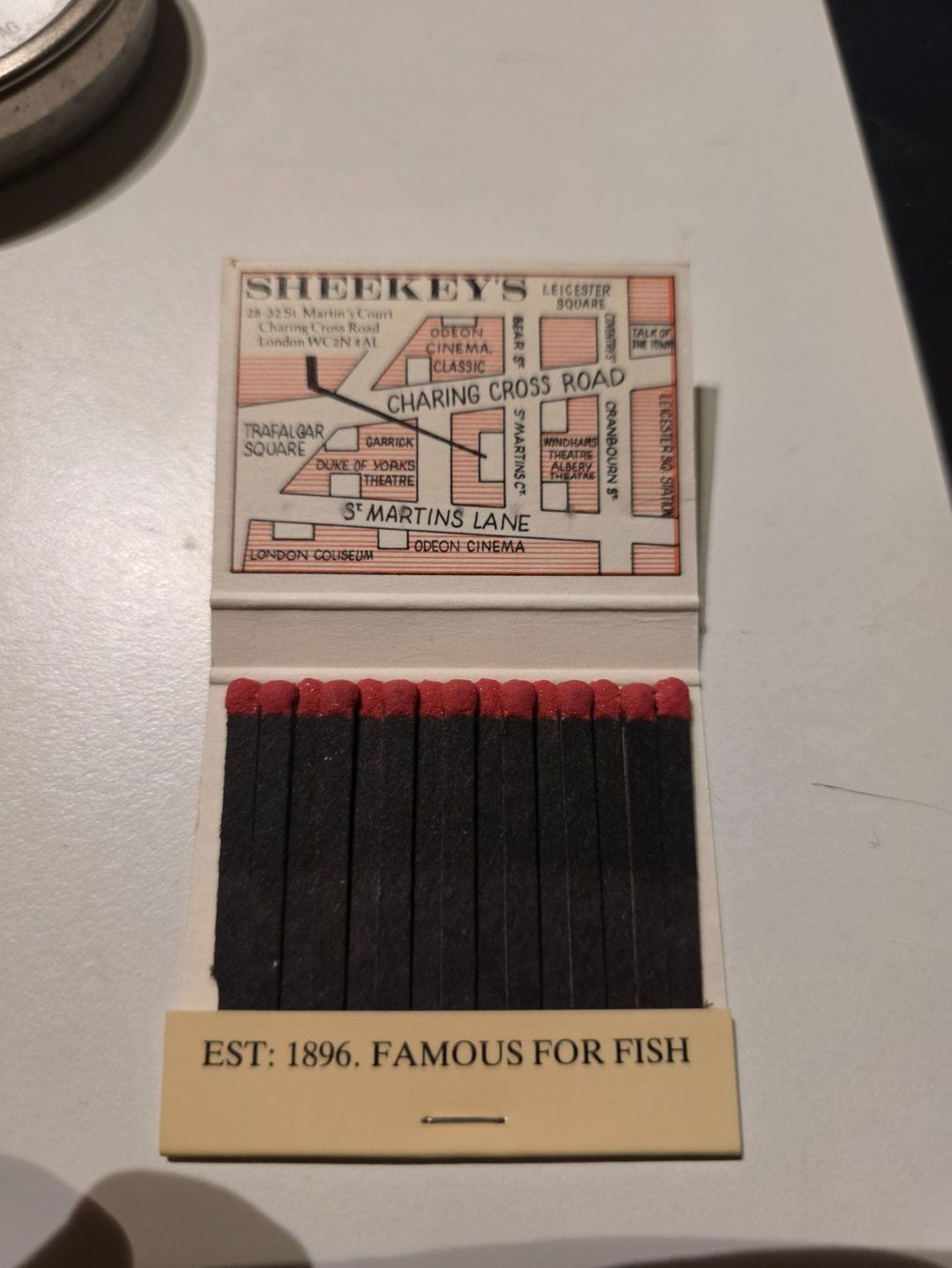 Feuerzeuge: Zündhölzer Brief Sheekeys London – Neu (gemäss Beschreibung) aus Walterswil BE von Lonitti 1