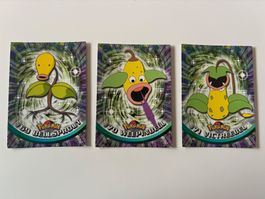 Pokémon TOPPS Series 1: Bellsprout, Weepinbell, Victreebel