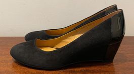 NEW Joy&Peace Leather Wedge Pumps wie Sézane Stuart Weitzman