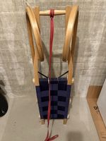 Schlitten Holz mit Sitz guter Zustand