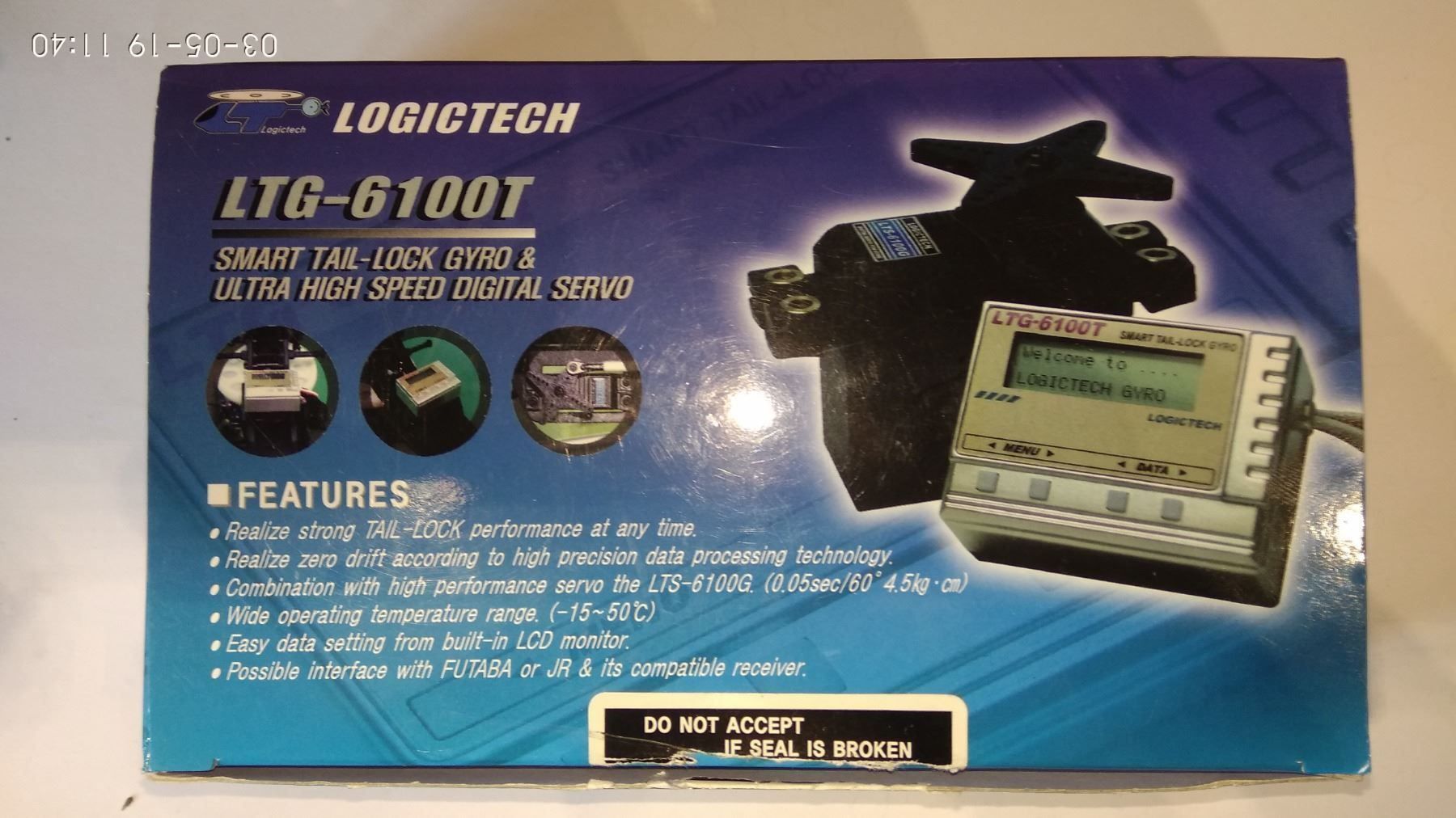 Modellismo RC: LOGICTECH LTG-6100T GYRO AVCS KREISEL – Nuovo e nell'imballaggio originale da Wolfhausen venduto da Didileo