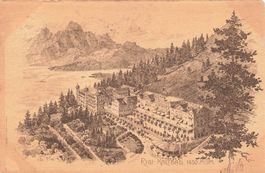 Rigi Kaltbad SZ Hotelpanorama