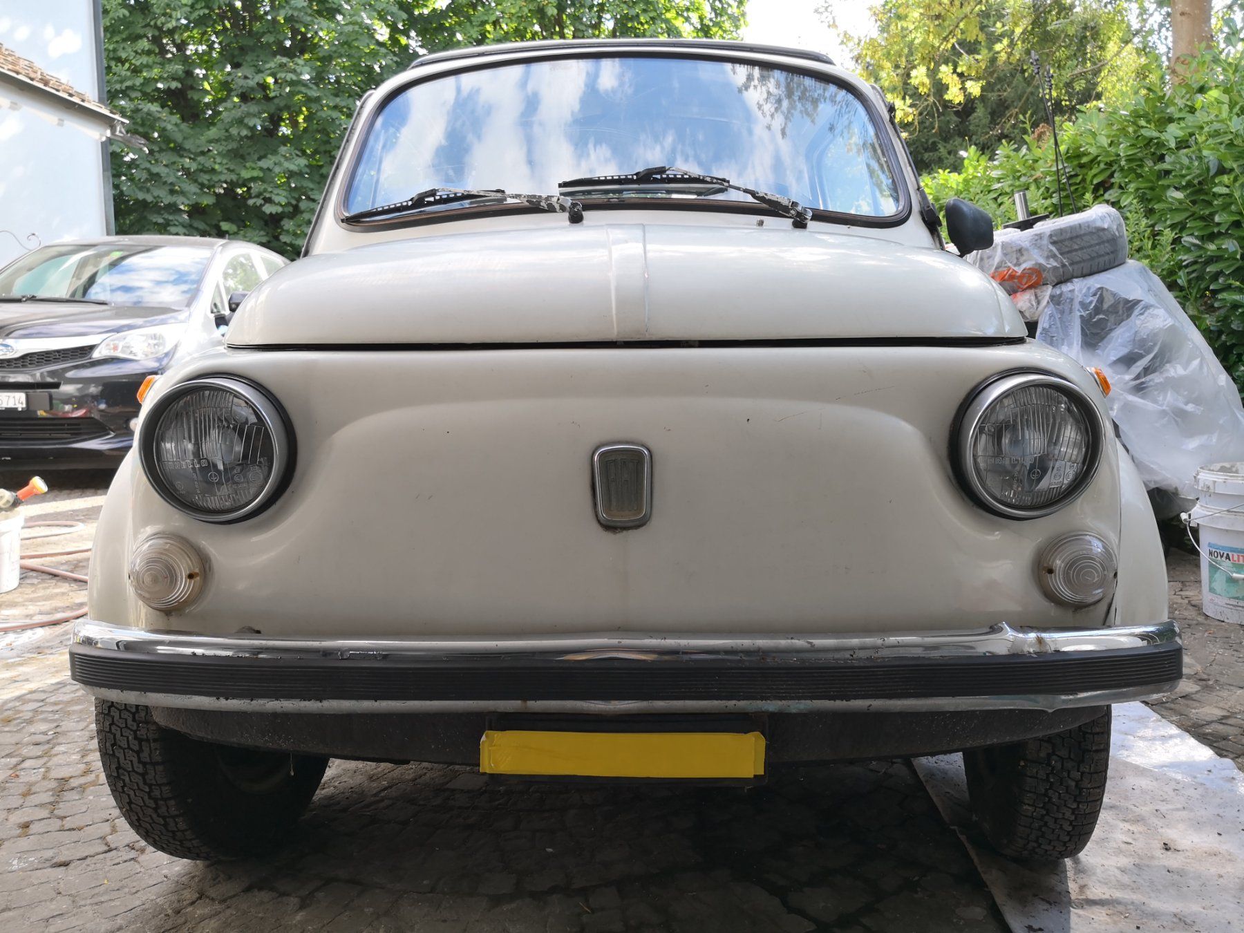 Fiat Automobili: 🤩FIAT 500 LIMOUSINE OLDTIMER WEISS – Usato da Olten venduto da Naja-Twins-Twins 8