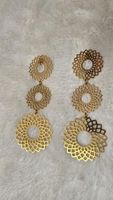 Coole Statement Ohrringe in Goldfarben