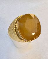 Fingerring gelber Safir