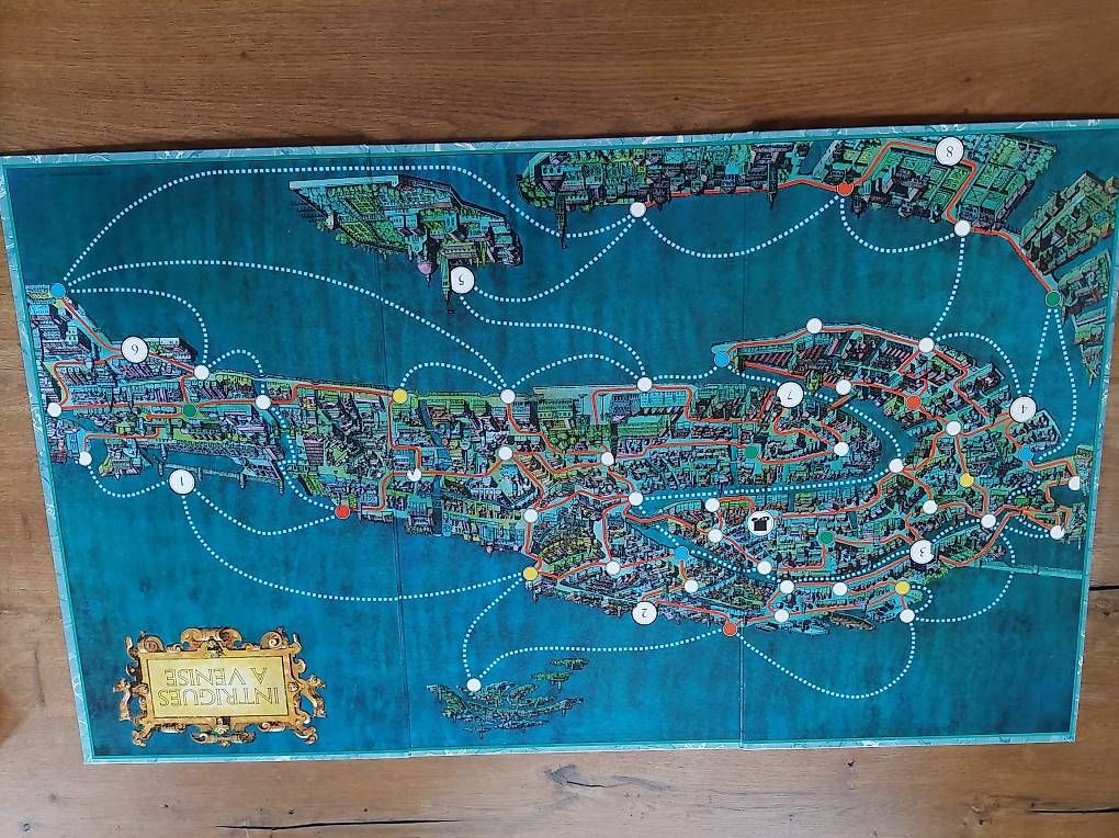Giochi: Jeu de société Mystère à Venise – Usato da Vernier venduto da mimi1963 1