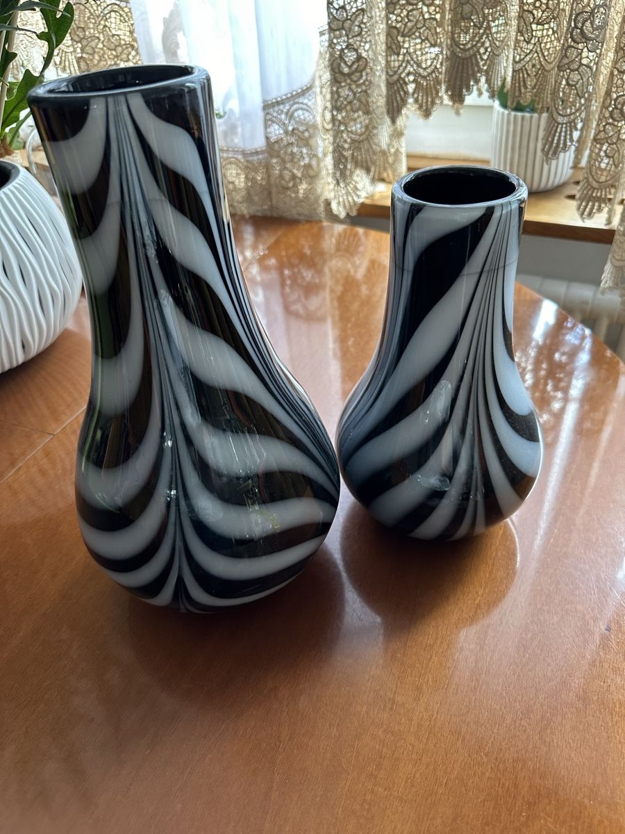 Murano Vasi & Recipienti: Murano 2Stuck wunderschöne Vasen H33—H26 – Usato da Basel venduto da Ivana_4 3