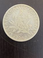 France, 2 FF 1900 Argent 