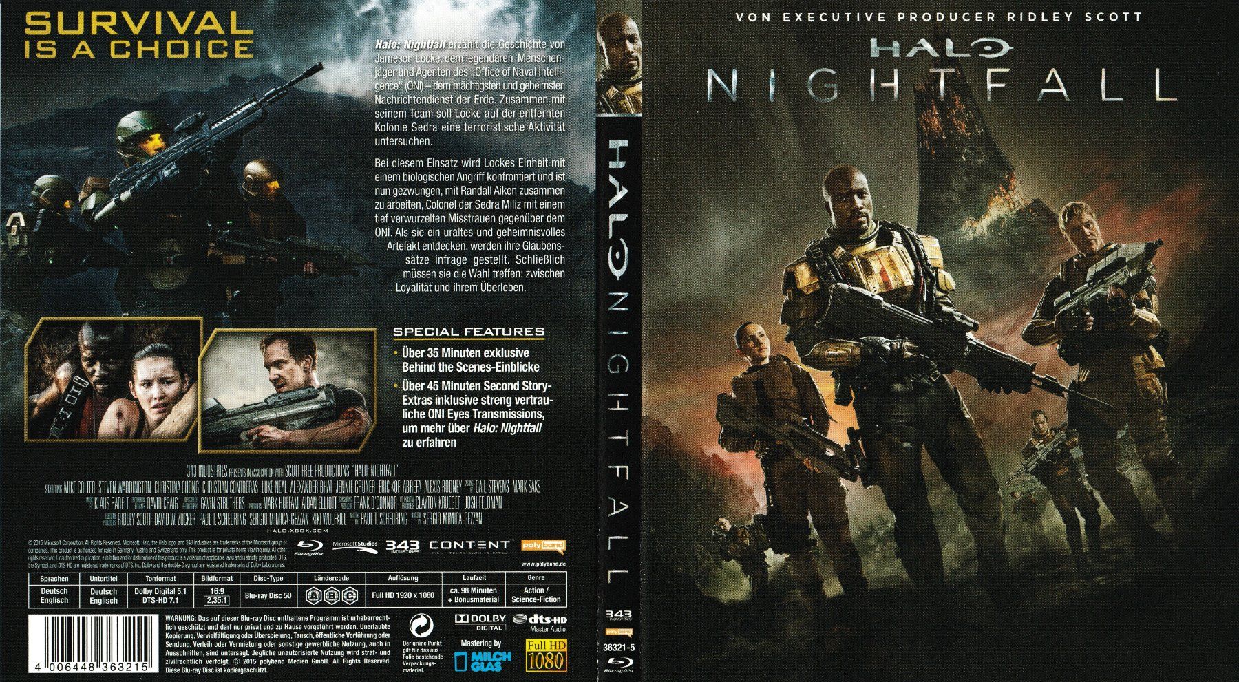 Tutti i DVDs: Blu-Ray - Halo Nightfall – Usato da Langnau am Albis venduto da MediaRescuerKeLoX
