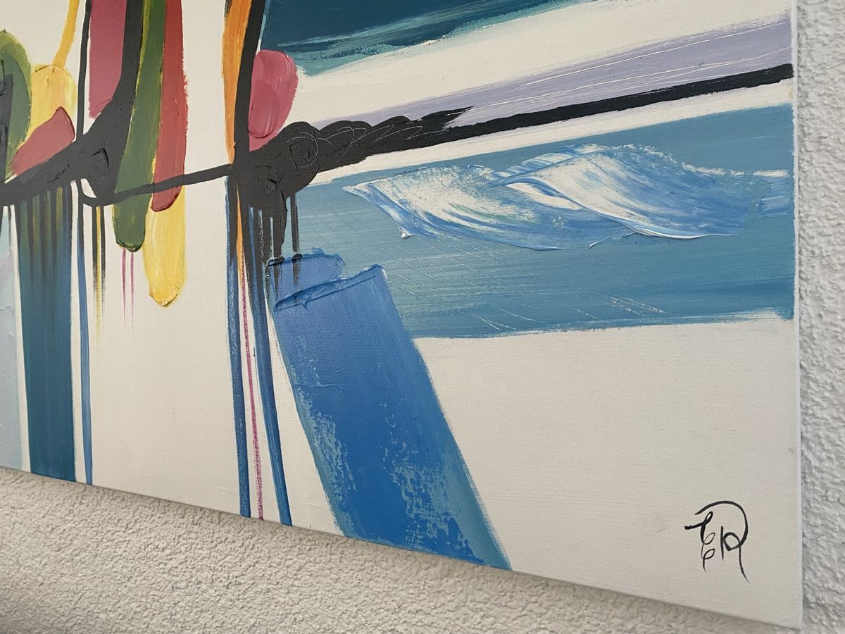 Dipinti: Abstraktes Bild Acryl auf Leinwand – Nuovo (secondo la descrizione) da Kloten venduto da dra_s7km 3