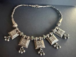 India Rajasthan Sterling Silber Kette , 92g