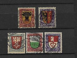 PJ 1918 + 1919 gest. Kat: CHF 130.-