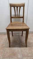 Biedermeier Holzstuhl, vintage, Stuhl, Massivholz, Nussbaum